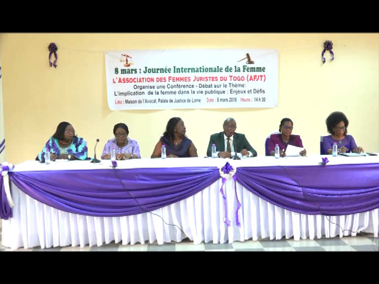  l’Association des Femmes Juristes du Togo veut une participation de la femme à la vie publique